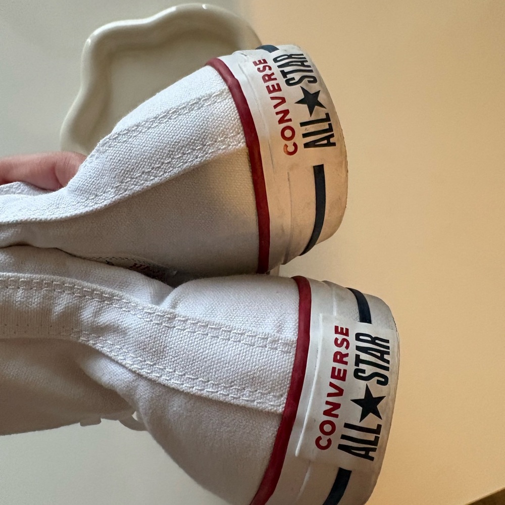 Converse White High-Top Sneakers - Picture 4 of 6